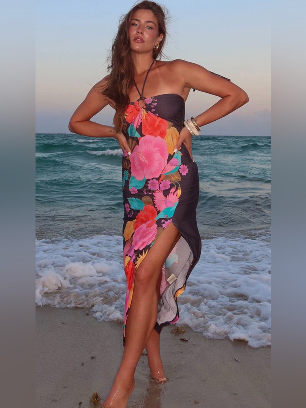 Spell Beach Bar Strapless Dress